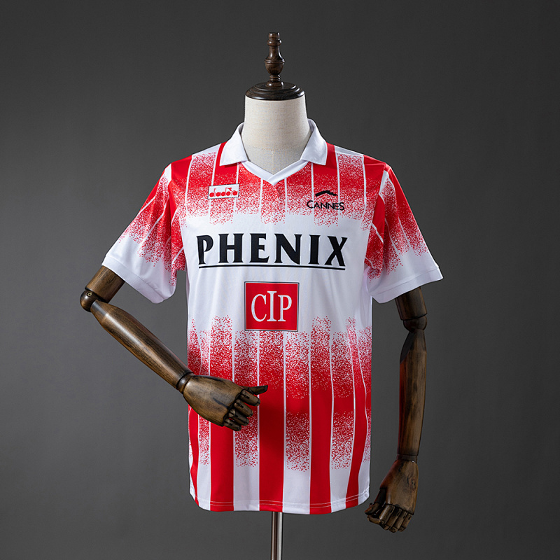 AS Cannes 91-92 Home Retro Jersey S-XXL